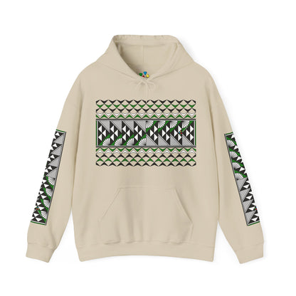 Sun and Rain in Green Unisex Hoodie