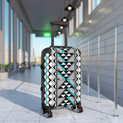 Southwest Rain and Sun in Turquoise Suitcases