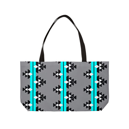 Native Stories in Turquoise Weekender Tote Bag