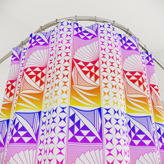 Southwest Rainbow Sunrise Shower Curtains