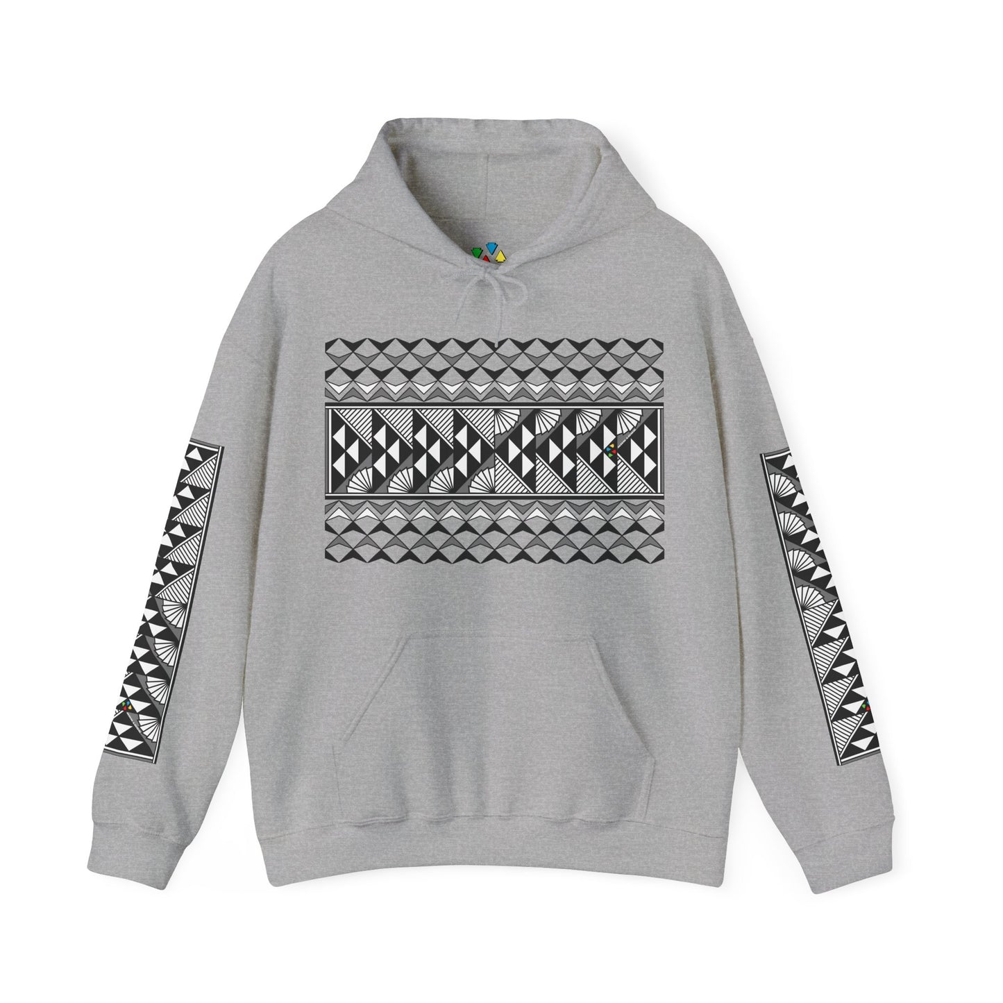 Sun and Rain in Gray Unisex Hoodie