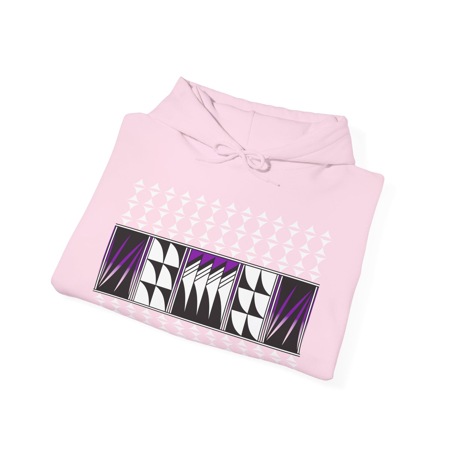 Blessed Feathers in Purple Unisex Hoodie