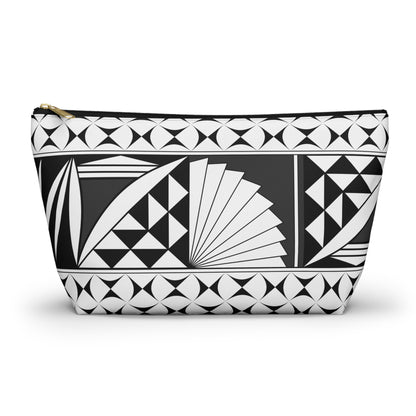 Southwest Sunrise in Charcoal Pouch w T-bottom