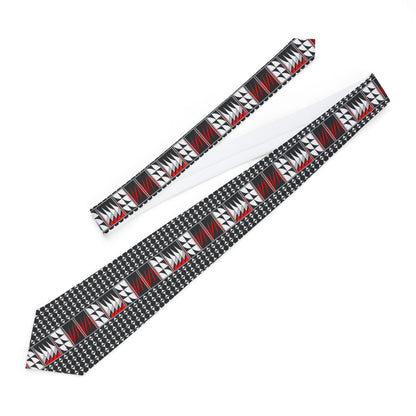 Red Blessed Feathers Necktie