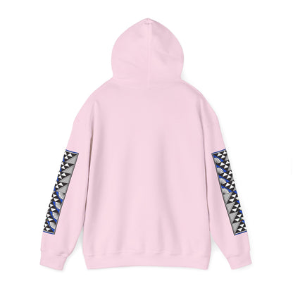 Sun and Rain in Blue Unisex Hoodie