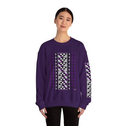 Sun and Rain in Purple Unisex Sweatshirt