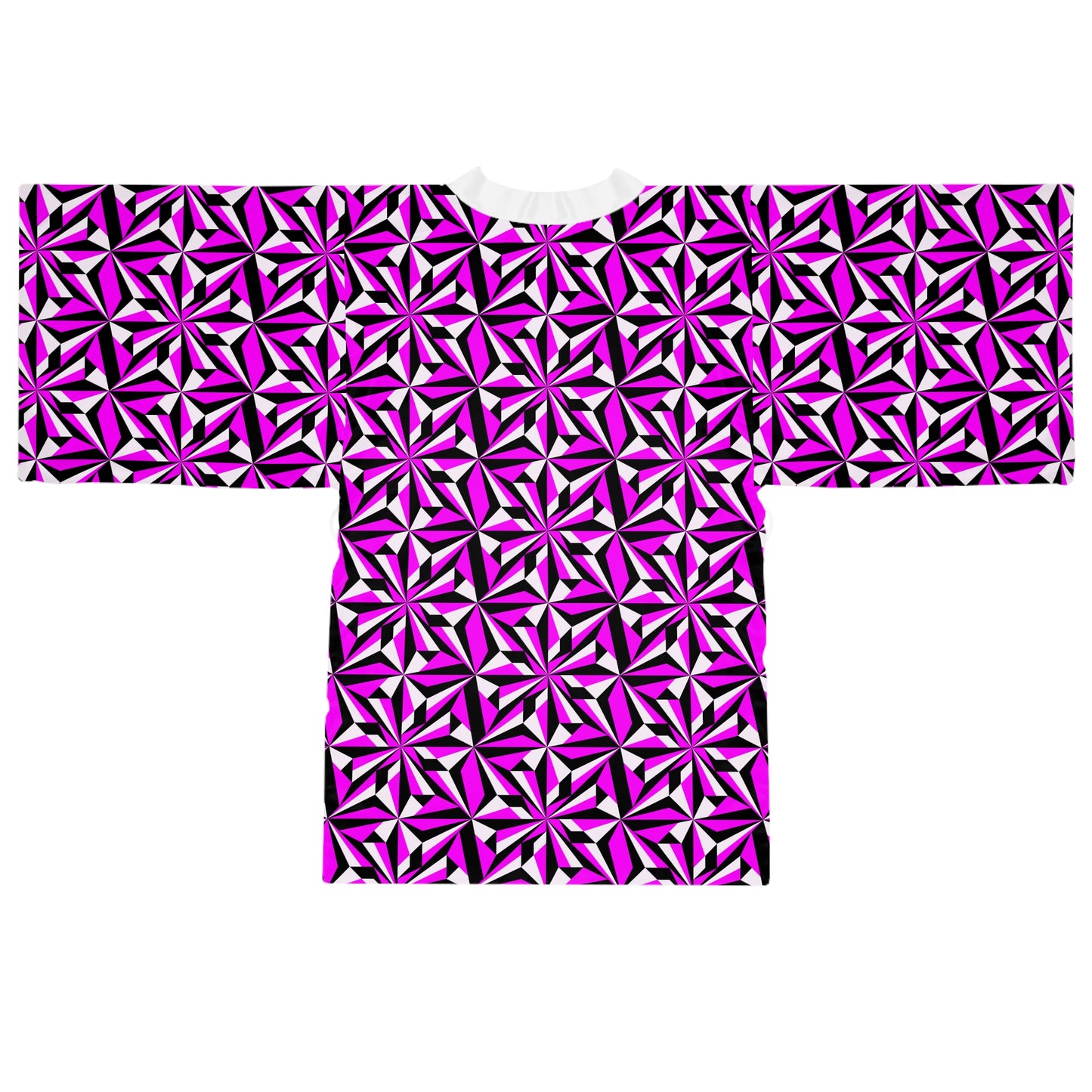 Desert Flowers in Pink Kimono Robe – Where Comfort Meets Native Grace