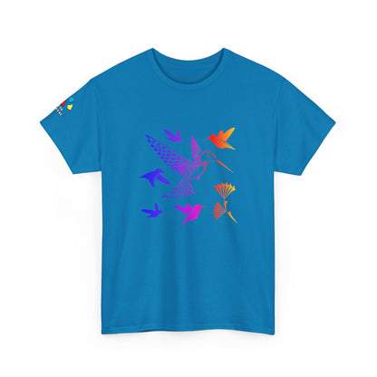 Rainbow Hummingbird Blessing Gildan Unisex Tee