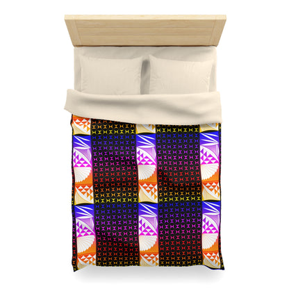 Rainbow Sunrise Microfiber Duvet Cover