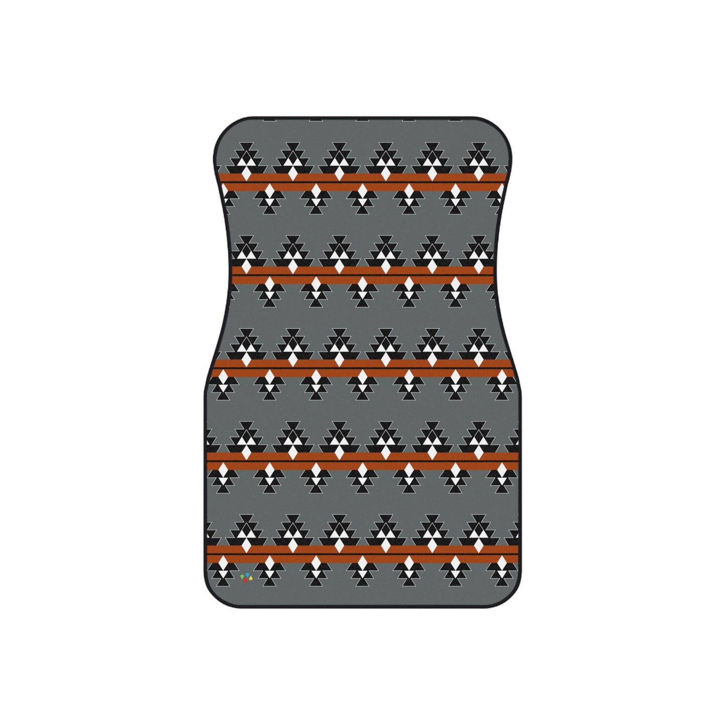 Maroon Native Woven Stories Car Mats (Set of 4)