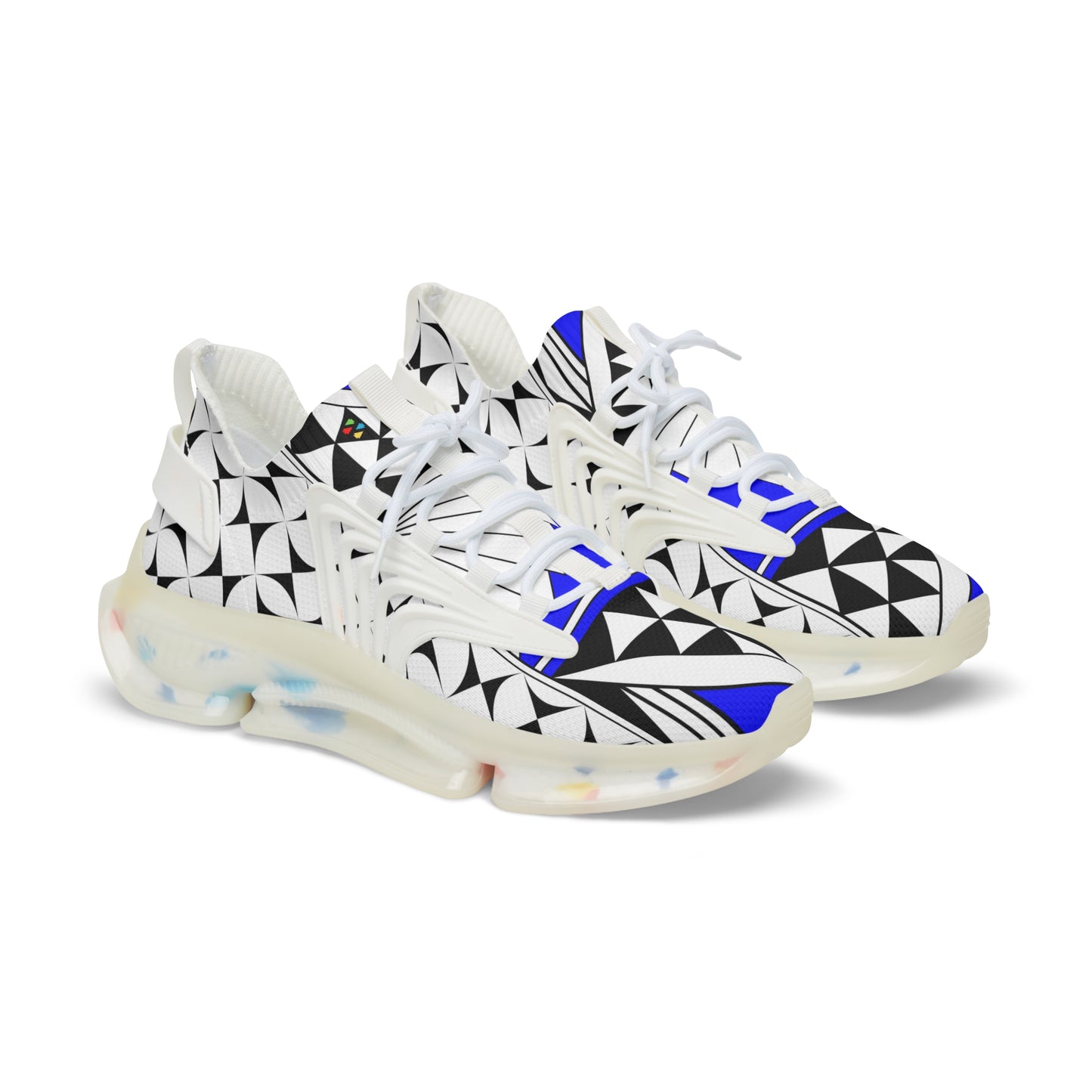 Southwest Sunrise in Cobalt Men's Mesh Sneakers