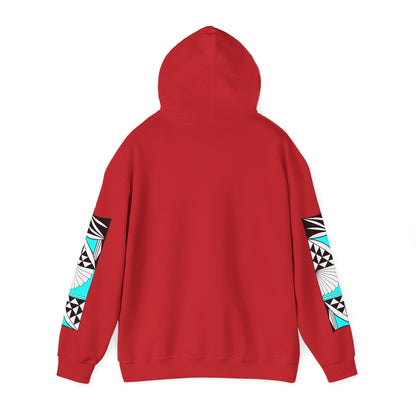 Southwest Sunrise in Turquoise Unisex Hoodie