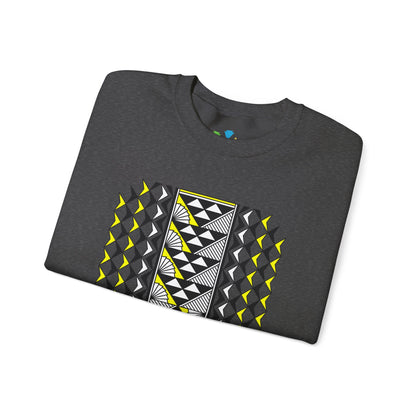 Sun and Rain in Yellow Unisex Sweatshirt
