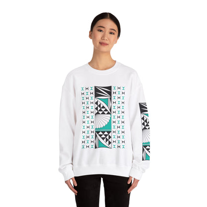 Southwest Sunrise in Aqua Unisex Sweatshirt