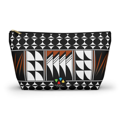 Blessed Feathers in Rust Pouch w T-bottom