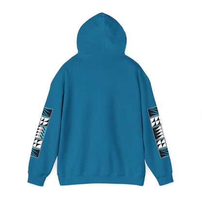 Blessed Feathers in Turquoise Unisex Hoodie