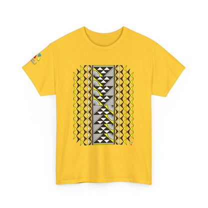 Sun and Rain in Yellow Gildan Unisex Tee