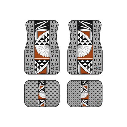 Southwest Sunrise in Rust Car Mats (Set of 4)