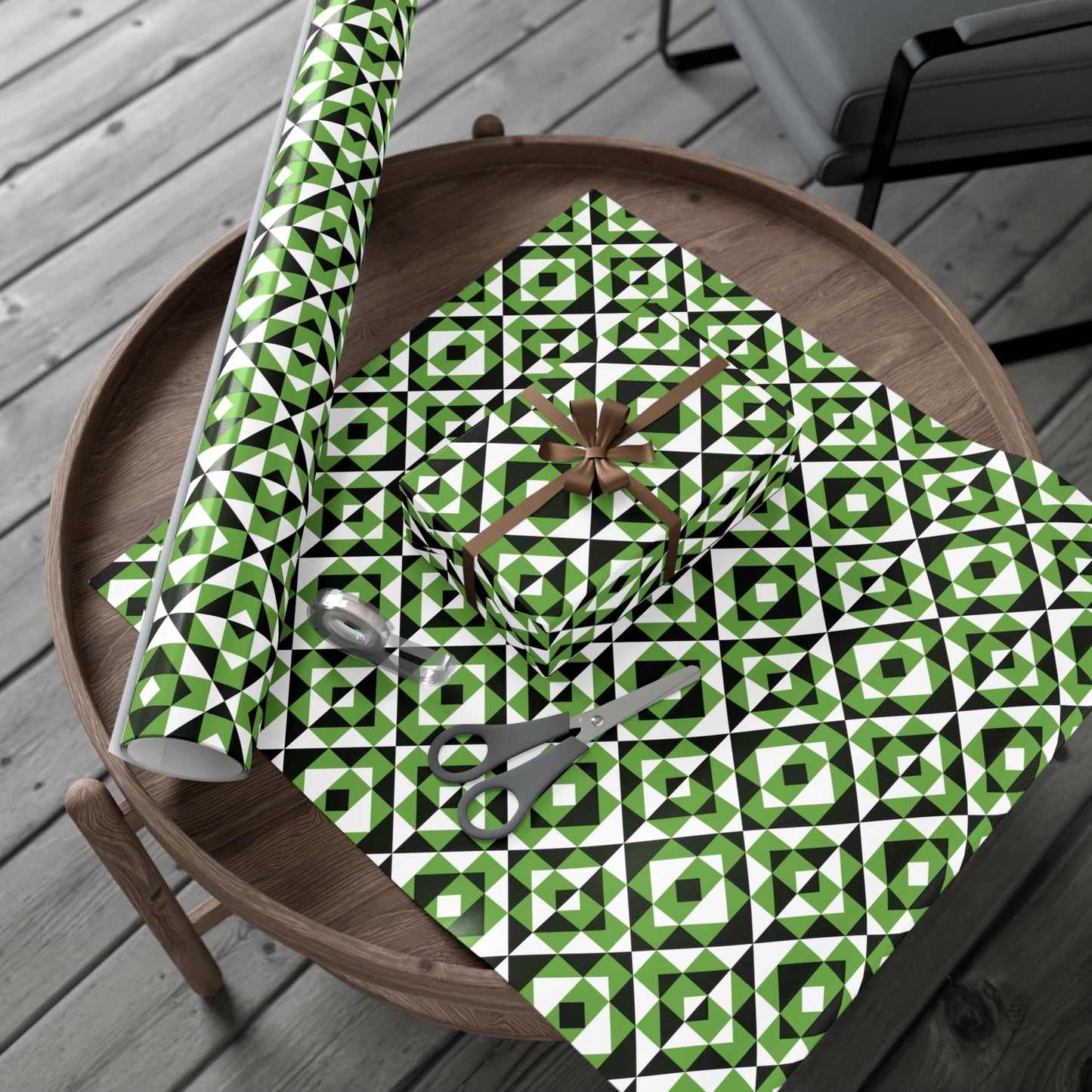 Light Green Sacred Mountains Gift Wrap Papers