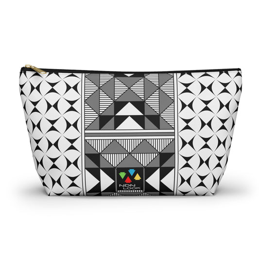 Sacred Mountains in Gray Pouch w T-bottom
