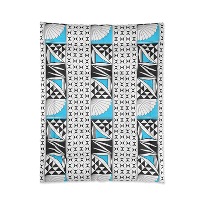 Southwest Sunrise in Turquoise Comforter