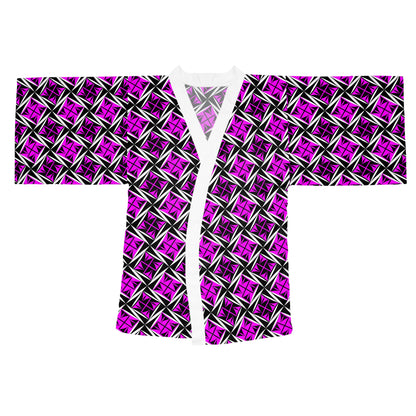 Sacred Winds in Pink Kimono Robe