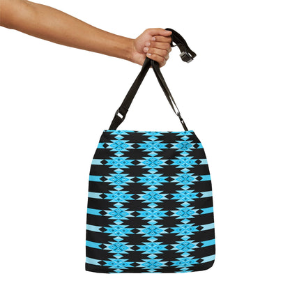 Blue Desert Diamonds Adjustable Tote Bag