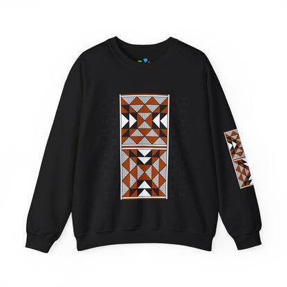 Sacred Mountains in Rust Unisex Sweatshirt