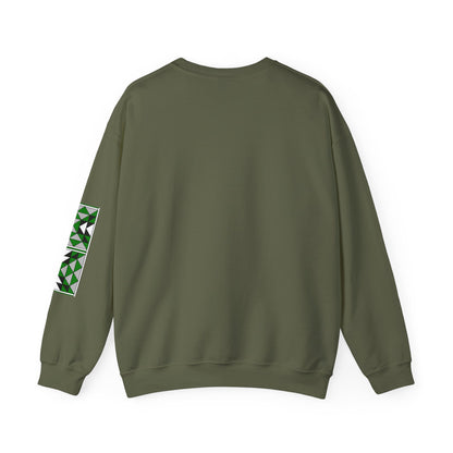 Sacred Mountains in Green Unisex Sweatshirt