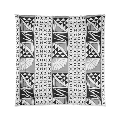 Southwest Sunrise in Gray Comforter