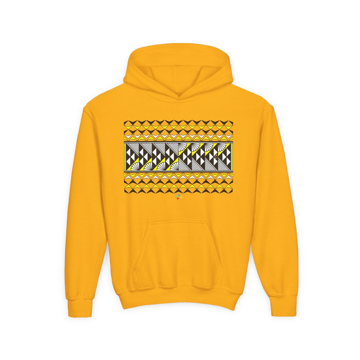 Yellow Rain and Sun Youth Heavy Blend Hooded Sweatshirt