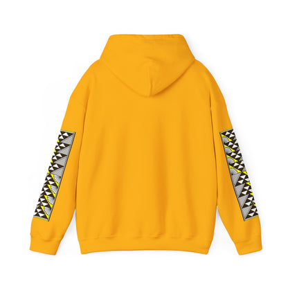 Sun and Rain in Yellow Unisex Hoodie