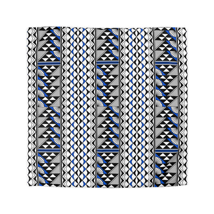 Sun and Rain in Blue Microfiber Duvet Cover