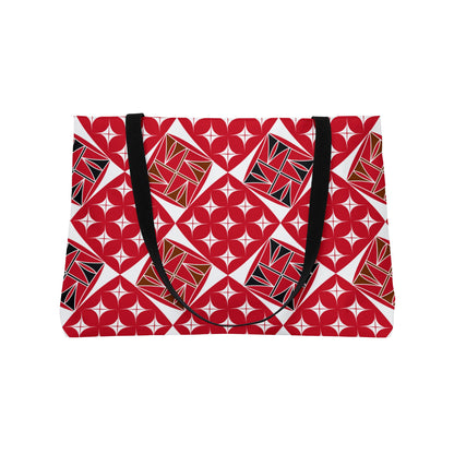 Red Native Universe Weekender Tote Bag