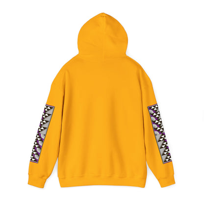 Sun and Rain in Purple Unisex Hoodie