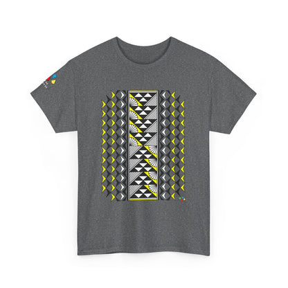 Sun and Rain in Yellow Gildan Unisex Tee
