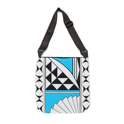 Turquoise Southwest Sunrise Adjustable Tote Bag