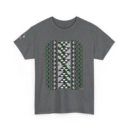 Sun and Rain in Green Gildan Unisex Tee