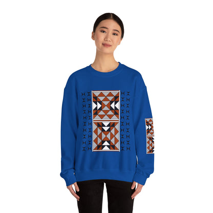 Sacred Mountains in Rust Unisex Sweatshirt
