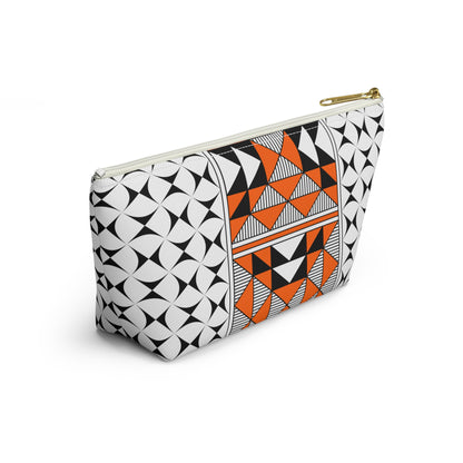 Sacred Mountains in Orange Pouch w T-bottom