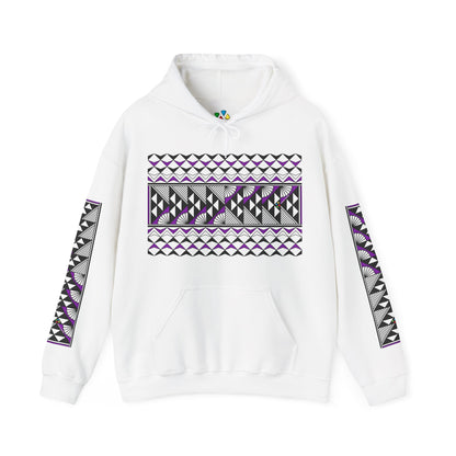 Sun and Rain in Purple Unisex Hoodie