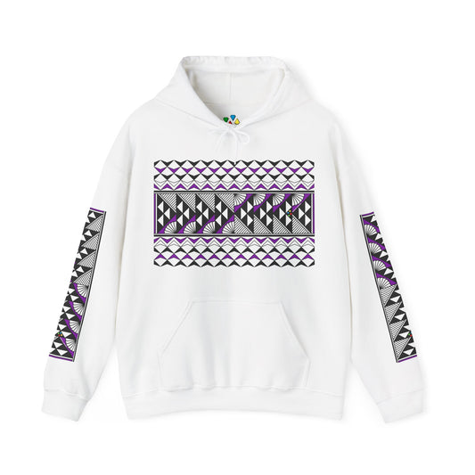 Sun and Rain in Purple Unisex Hoodie