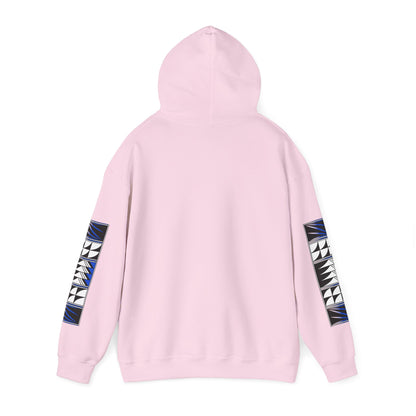 Blessed Feathers in Blue Unisex Hoodie