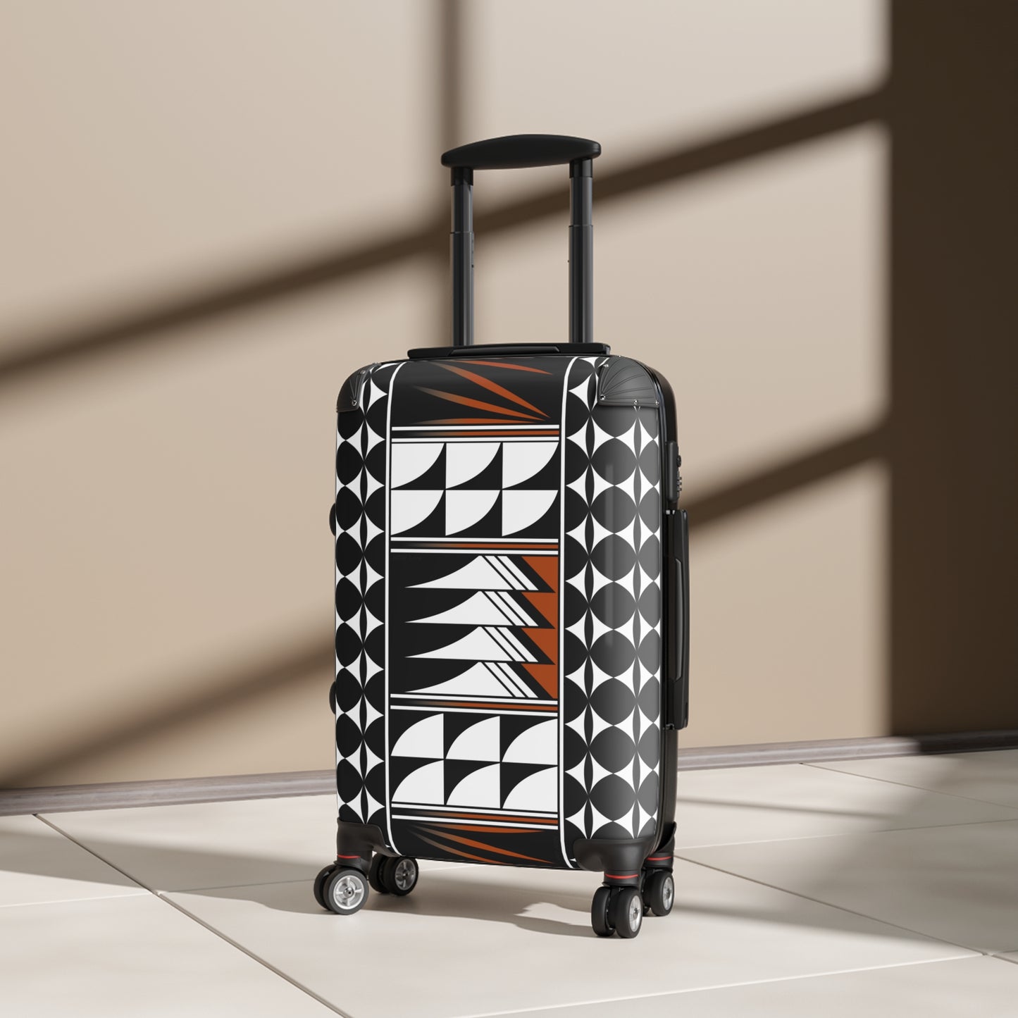 Blessed Feathers in Rust Suitcases