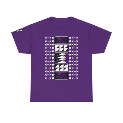Feather Blessings in Purple Gildan Unisex Tee
