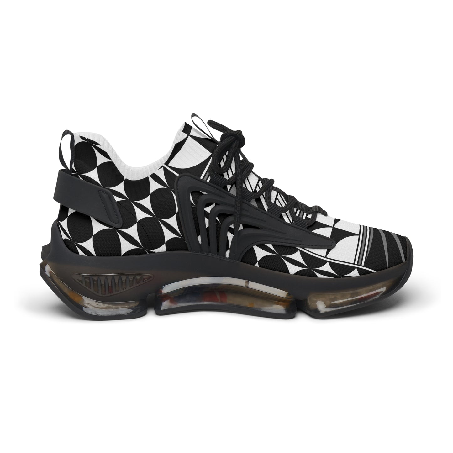Feather Blessing in Gray Women's Mesh Sneakers