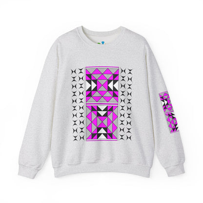 Sacred Mountains in Pink Unisex Sweatshirt