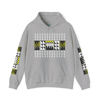Blessed Feathers in Yellow Unisex Hoodie