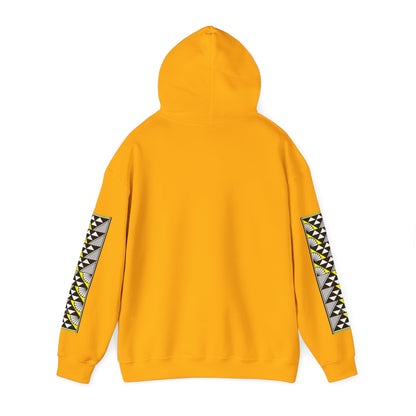 Sun and Rain in Yellow Unisex Hoodie