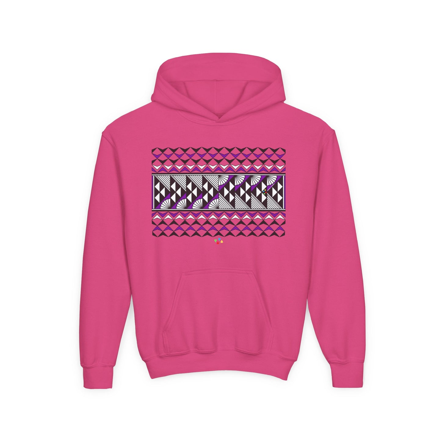 Purple Rain and Sun Youth Heavy Blend Hooded Sweatshirt